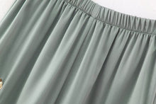 Load image into Gallery viewer, Spring Women Clothing Heavy Embroidery Sequ Shirt Straight Leg Pants