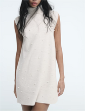 Load image into Gallery viewer, Winter Women Clothing Casual Artificial Decorated Pearls Dress