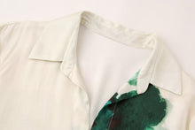 Load image into Gallery viewer, High End Gradient Printing Dyeing Faux Silk Shirt Top Women Spring Fashionable Chiffon Niche Long Sleeve Shirt