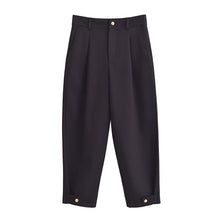 Load image into Gallery viewer, Spring Women Clothing All Match Simple Casual Wrinkle Skinny Pant