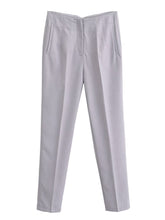 Load image into Gallery viewer, Autumn High Waist Slimming Waist Pleated Work Pant for Women