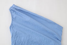 Load image into Gallery viewer, Summer Women Slim Fit Pleated Oblique Shoulder Tops Casual Trousers Suit