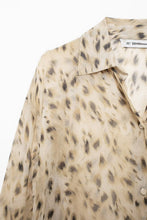 Load image into Gallery viewer, Summer Animal Pattern Printing Collared Single Breasted Long Sleeve Shirt Casual Trousers Suit Women
