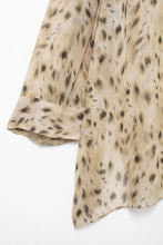 Load image into Gallery viewer, Summer Animal Pattern Printing Collared Single Breasted Long Sleeve Shirt Casual Trousers Suit Women