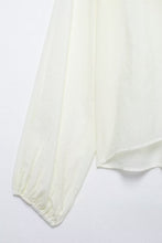 Load image into Gallery viewer, Autumn Women Graceful Fashionable Top Laminated Decoration Long Sleeve Shirt