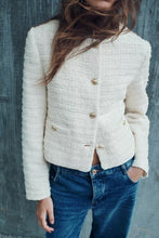 Load image into Gallery viewer, Women Clothing Autumn Winter Graceful Fashionable Classic Woolen Short Coat