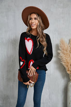 Load image into Gallery viewer, Winter Clothes Women Sweater Sweater Valentine Day Love Peach Sweater Sweater Women Sweater