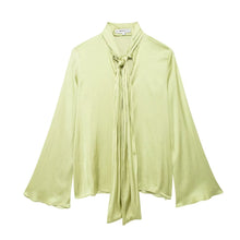 Load image into Gallery viewer, Autumn Women Casual Elegant Graceful Bowknot Decoration Shirt
