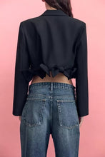 Load image into Gallery viewer, Fall Women Clothing Bowknot Short Casual Blazer