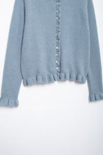 Load image into Gallery viewer, Autumn Women Clothing Laminated Decoration Knitted Cardigan Sweater