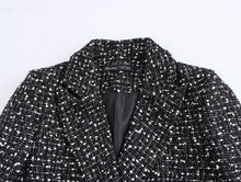 Load image into Gallery viewer, Autumn Women Clothing Short Texture Double Breasted Blazer