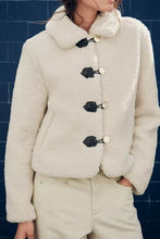 Load image into Gallery viewer, Women Casual Polo Collar Artificial Fur Sheepskin Short Coat