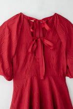 Load image into Gallery viewer, Women Clothing Younger Back Lace up Puff Sleeve Dress
