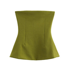 Load image into Gallery viewer, Women Clothing Spring Sexy Knitted Double Sided Cloth Tube Top Small Top