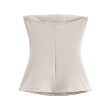 Load image into Gallery viewer, Women Clothing Spring Sexy Knitted Double Sided Cloth Tube Top Small Top