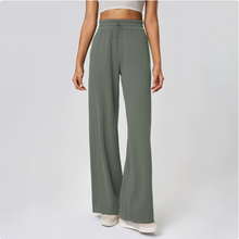 Load image into Gallery viewer, High Waist Straight Trousers