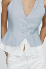 Load image into Gallery viewer, Spring Women Clothes Striped Patchwork Top Vest