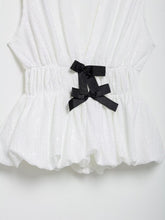 Load image into Gallery viewer, Spring Women Clothing Bowknot Decoration Texture Top