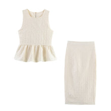 Load image into Gallery viewer, Women Clothing Summer Convex Short Skirt Top Skirt Sets