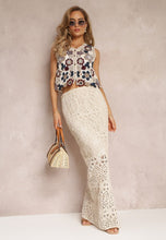 Load image into Gallery viewer, Women Summer Single Button Embroidered Vest