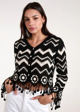 Load image into Gallery viewer, Women Spring And Autumn Single Button Knitted Cardigan