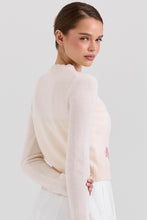 Load image into Gallery viewer, Women Clothing Autumn Exquisite Floral Embroidered Knitwear Sweater Top Coat