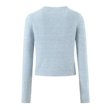 Load image into Gallery viewer, Autumn French Bow Jacquard Embroidery Knitted Cardigan Coat Sweater Top