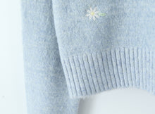 Load image into Gallery viewer, Autumn French Bow Jacquard Embroidery Knitted Cardigan Coat Sweater Top