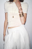 Women Solid Color off Shoulder Knitted Top