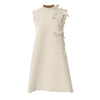 Autumn Winter Butterfly Shape Niche Irregular Asymmetric Evening Party Dress Dress Vest Dress Women