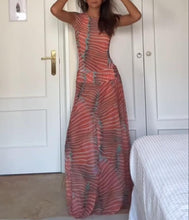 Load image into Gallery viewer, Summer Women Clothing Sexy Slim Fit Slimming Sleeveless Striped Skirt Set