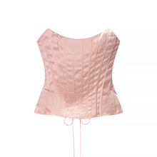 Load image into Gallery viewer, Women Clothing Autumn Sexy Sexy Solid Color Boning Corset Shapewear Slim Fit Tube Top Top