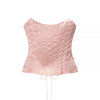 Women Clothing Autumn Sexy Sexy Solid Color Boning Corset Shapewear Slim Fit Tube Top Top