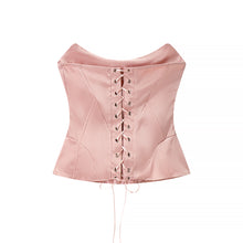 Load image into Gallery viewer, Women Clothing Autumn Sexy Sexy Solid Color Boning Corset Shapewear Slim Fit Tube Top Top