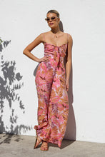 Load image into Gallery viewer, Summer Products Printed Lace up Smocking Waist Wide Leg Pants