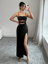 Load image into Gallery viewer, Women Clothes Hollow Out Cutout Sexy Sling Dress