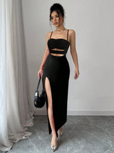 Load image into Gallery viewer, Women Clothes Hollow Out Cutout Sexy Sling Dress