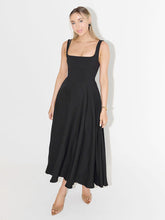 Load image into Gallery viewer, Square Collar Summer Dress