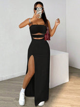 Load image into Gallery viewer, Women Clothes Hollow Out Cutout Sexy Sling Dress