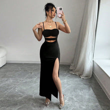 Load image into Gallery viewer, Women Clothes Hollow Out Cutout Sexy Sling Dress