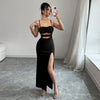 Women Clothes Hollow Out Cutout Sexy Sling Dress