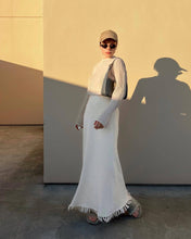 Load image into Gallery viewer, Knitted Sleeveless Tassel Maxi Dress Summer Women