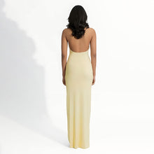 Load image into Gallery viewer, Summer Elegant Halter Deep V Plunge Dress Sexy Backless Sheath Dress