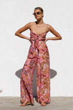 Load image into Gallery viewer, Summer Products Printed Lace up Smocking Waist Wide Leg Pants