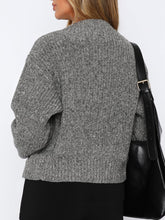 Load image into Gallery viewer, Casual Minimalist Long Sleeve Inner Wear Sweater Woolen Women Clothing Autumn Winter