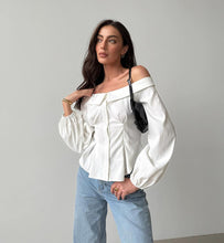 Load image into Gallery viewer, Spring French Sexy off Shoulder Collar Top