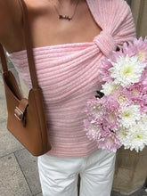 Load image into Gallery viewer, Simple Elegant Bandeau Sling Women Sweater Women Clothing Autumn Winter