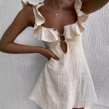 Load image into Gallery viewer, Sexy Ruffled Spaghetti Straps Dress Women