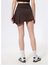 Load image into Gallery viewer, Two Piece Set High Waist Hip Lift Nude Feel Skirt