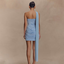 Load image into Gallery viewer, Summer Ribbon Pleated Dress Sexy Tube Top Women Hip